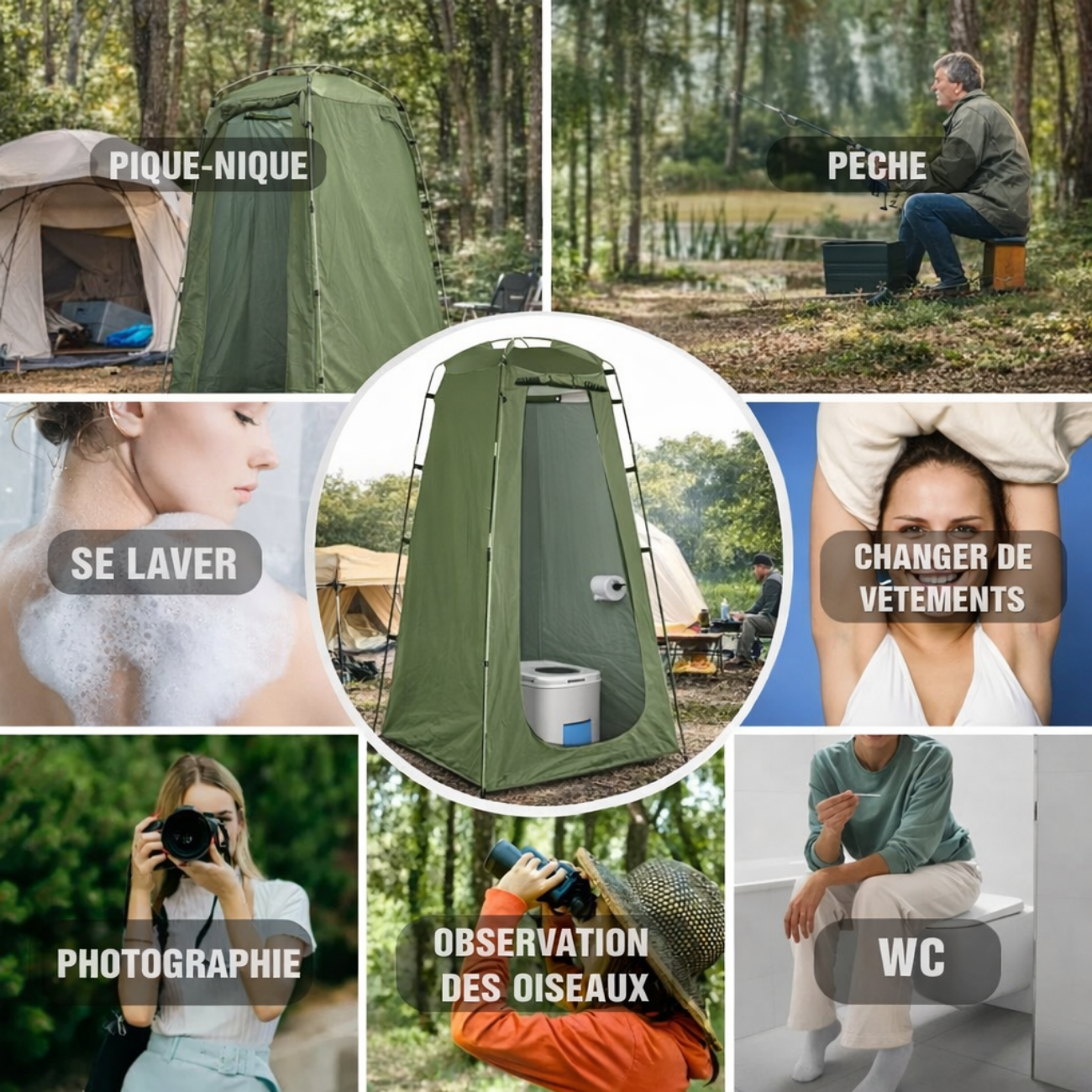 Portable Shower and WC Tent | TrekWard
