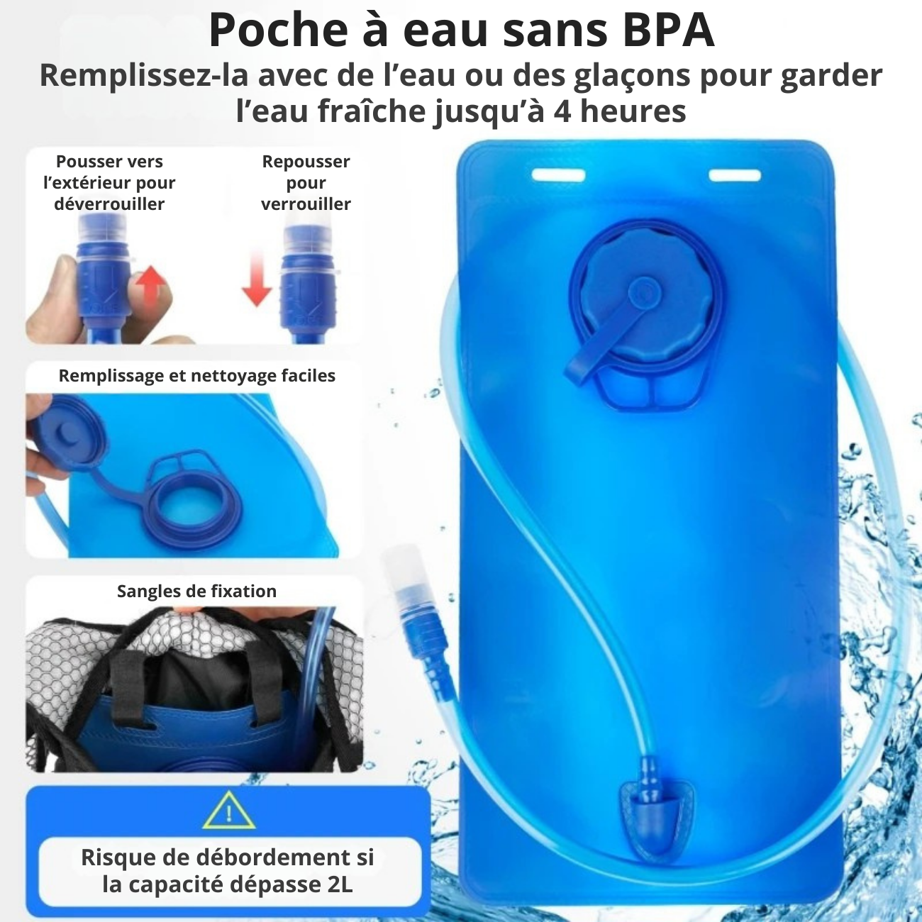 Trail Backpack with 2L Hydration Blase | TrekWard