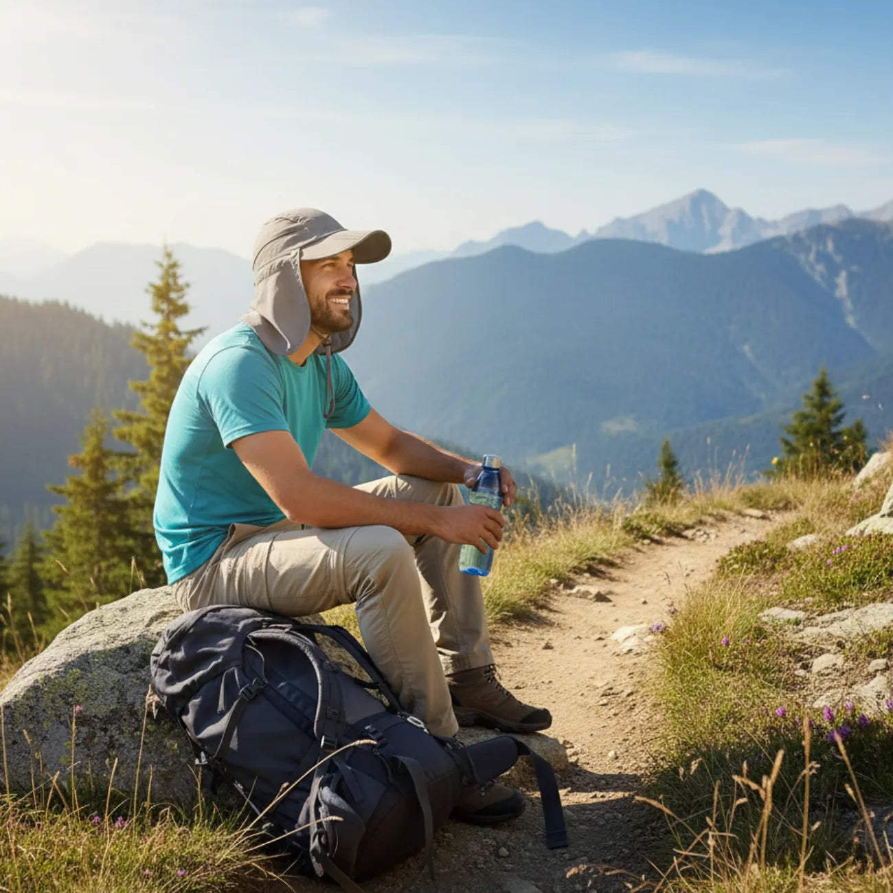 UV Protection Cap with NackenProtection | TrekWard