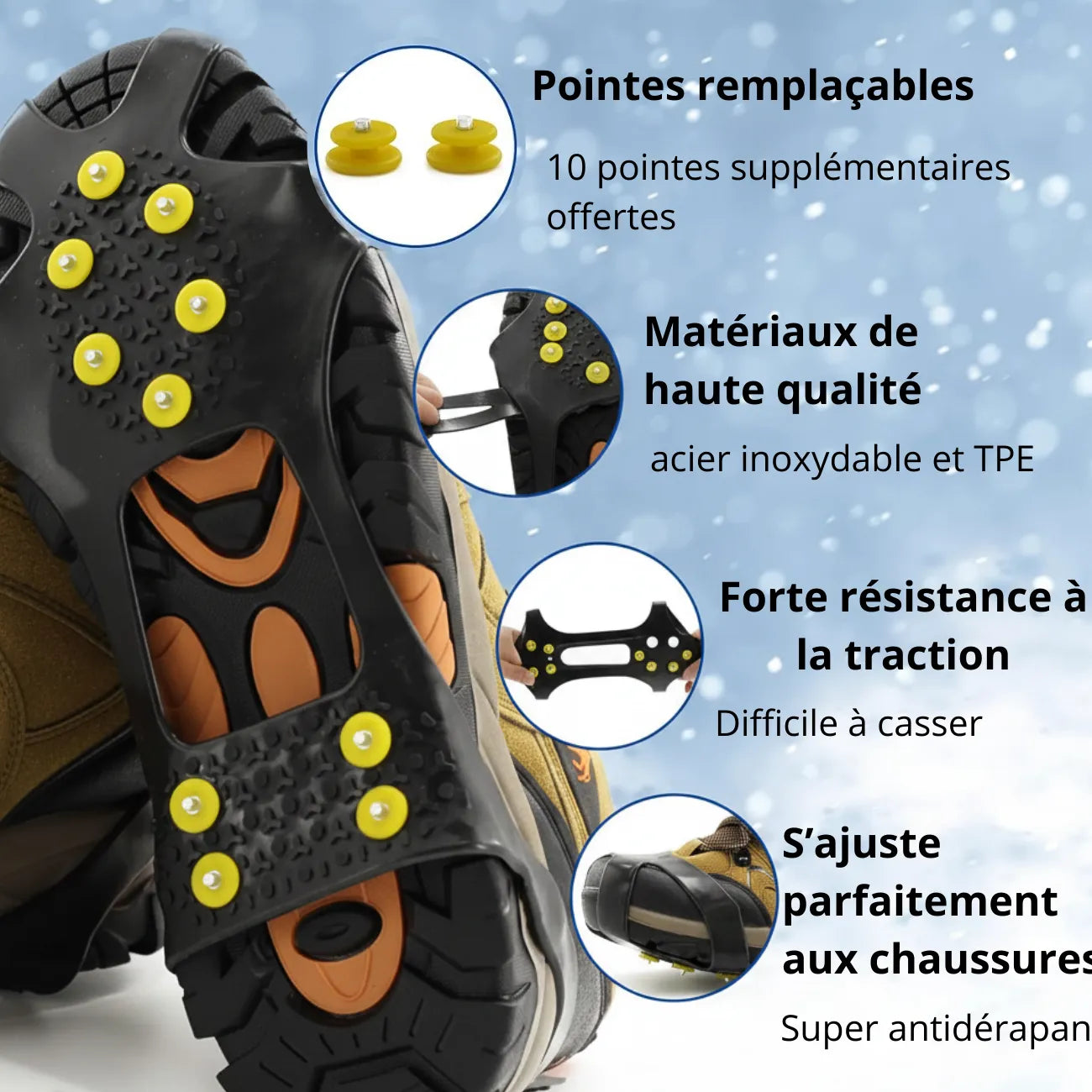 Ice Cleats for Snow | TrekWard