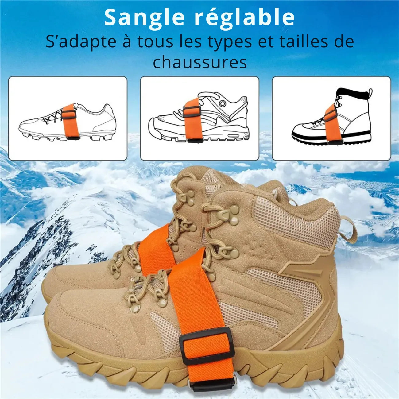 Hiking Ice Cleats 7 Points | TrekWard