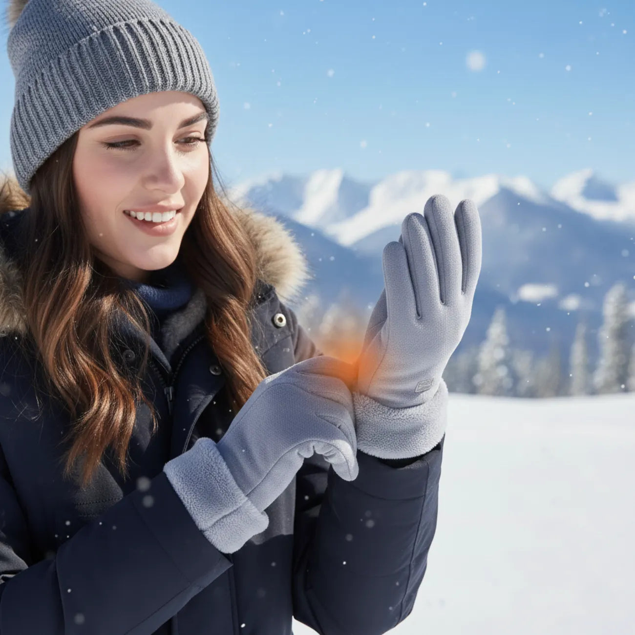 Heated Fleece Gloves | TrekWard