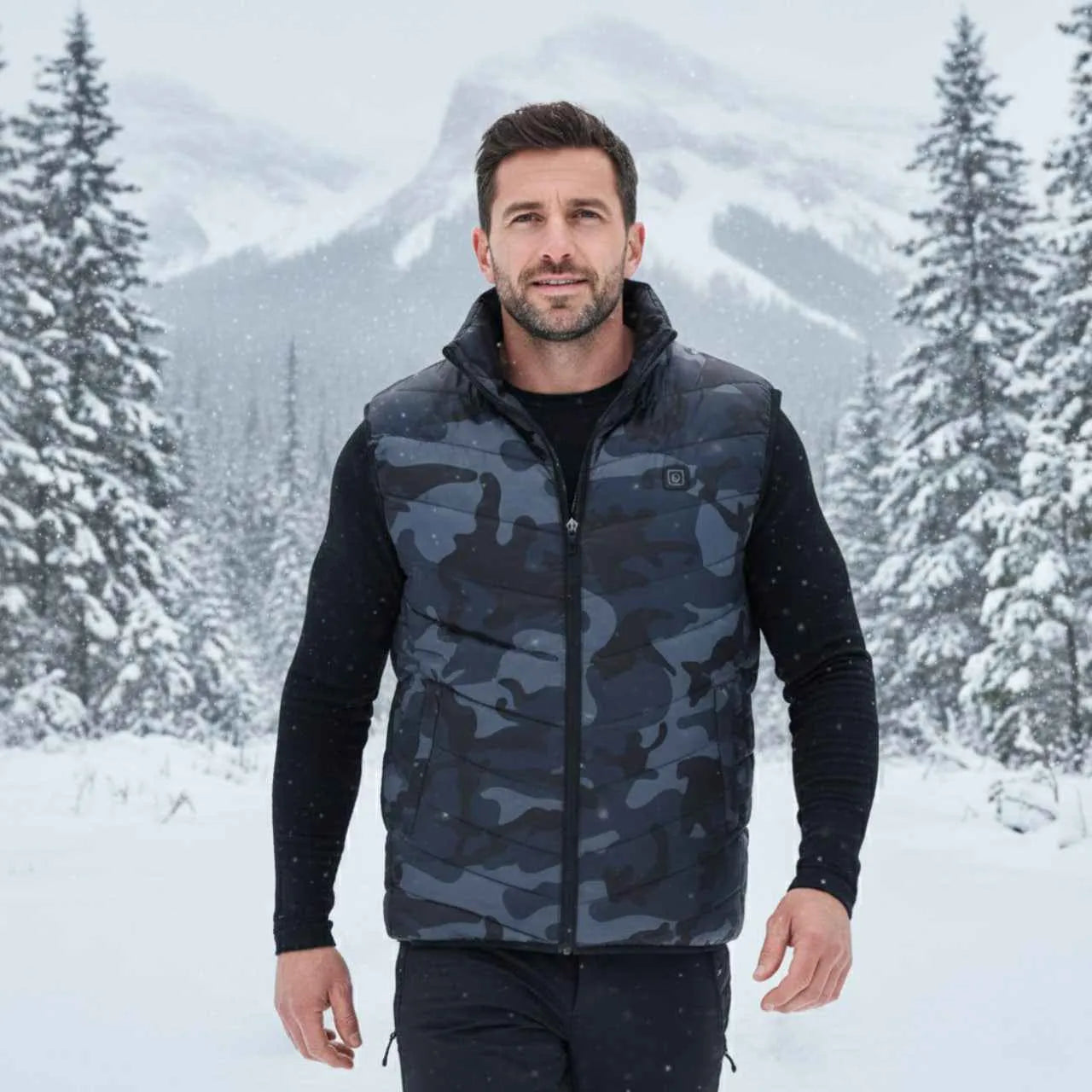 Heated Vest in Camouflage | TrekWard