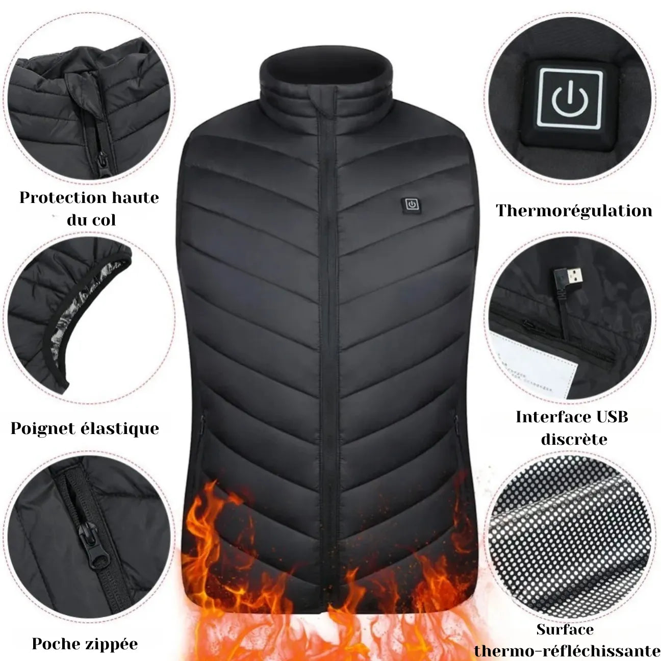 Heated Vest with Battery | TrekWard