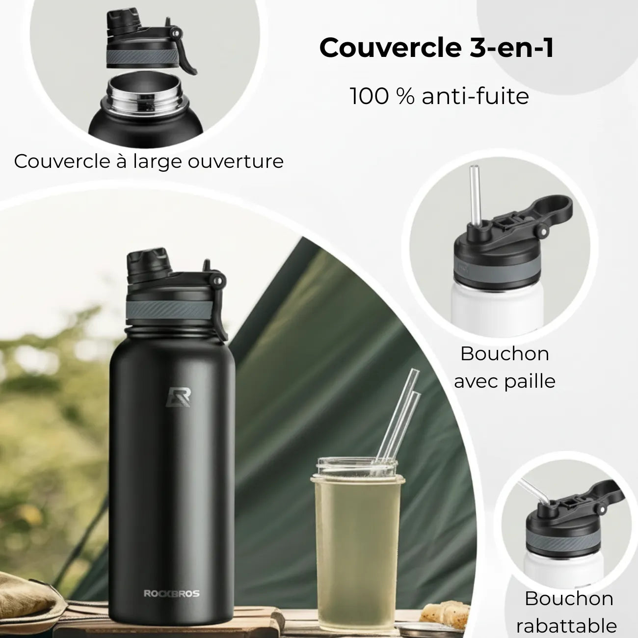 Insulated Mountain Water Bottle | TrekWard