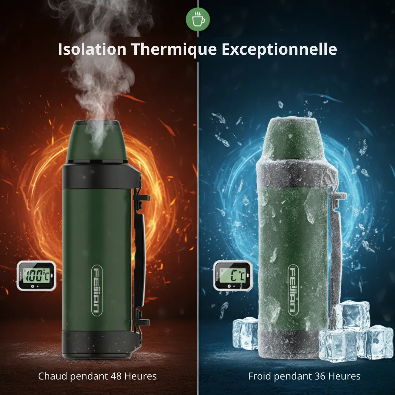 Large Hiking Water Bottle | TrekWard