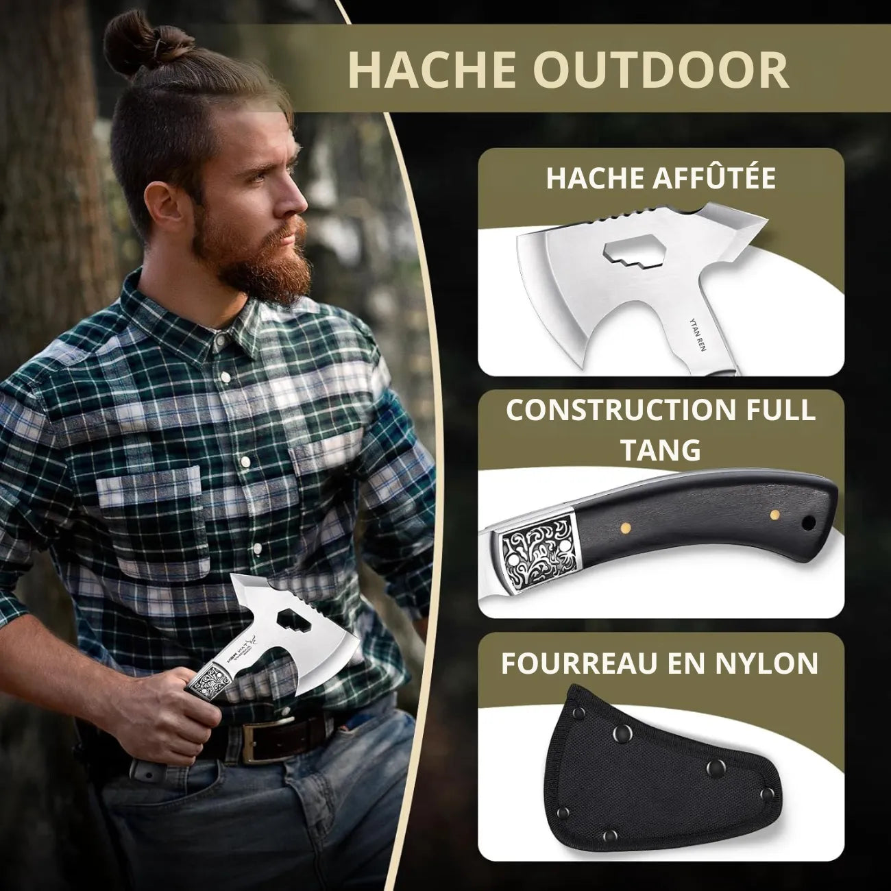 Vielseitiges Survival Hatchet | TrekWard