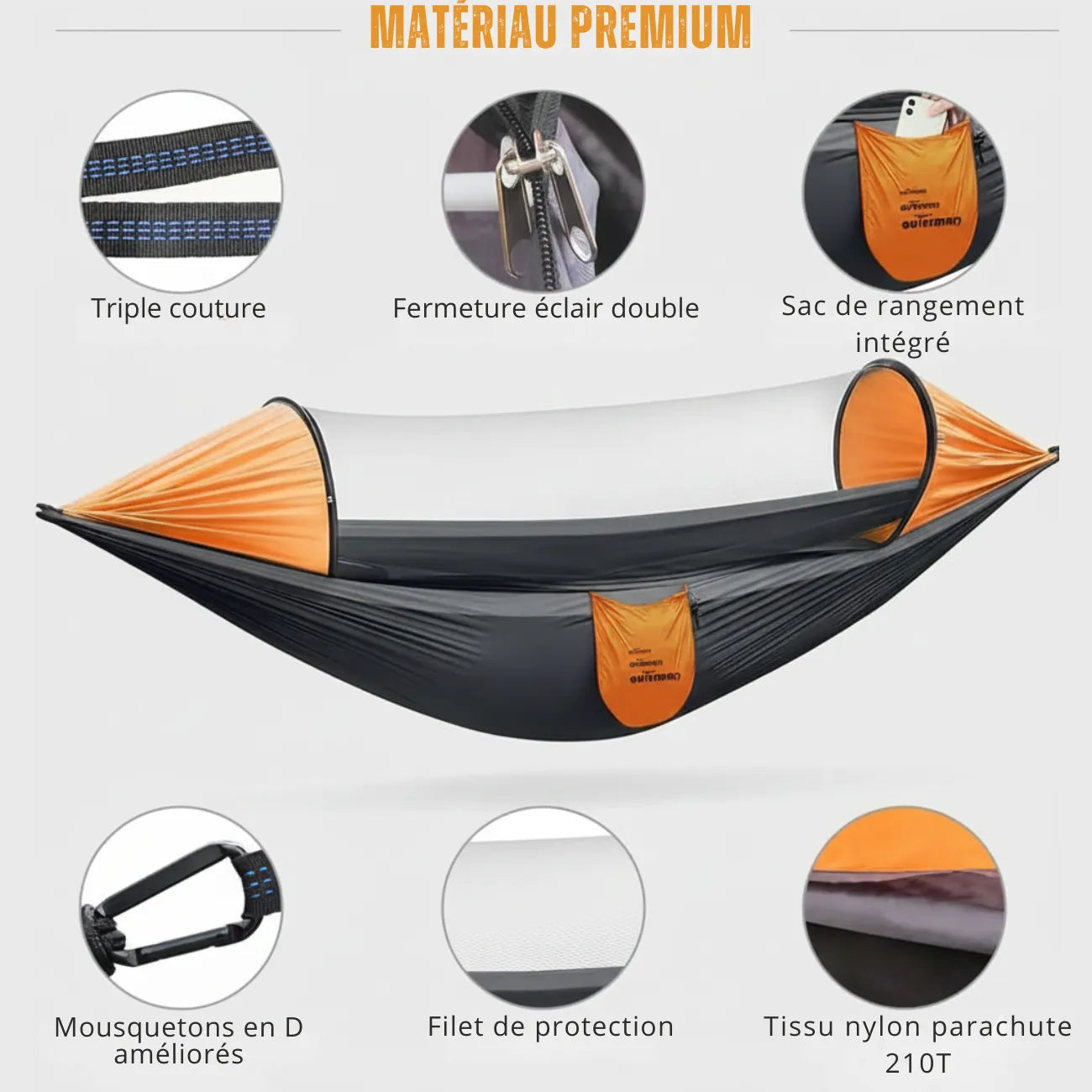 Hanging Hammock with Canopy | TrekWard