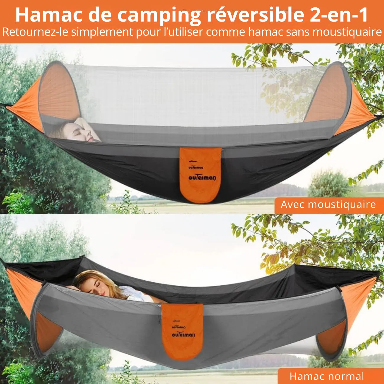 Hanging Hammock with Canopy | TrekWard