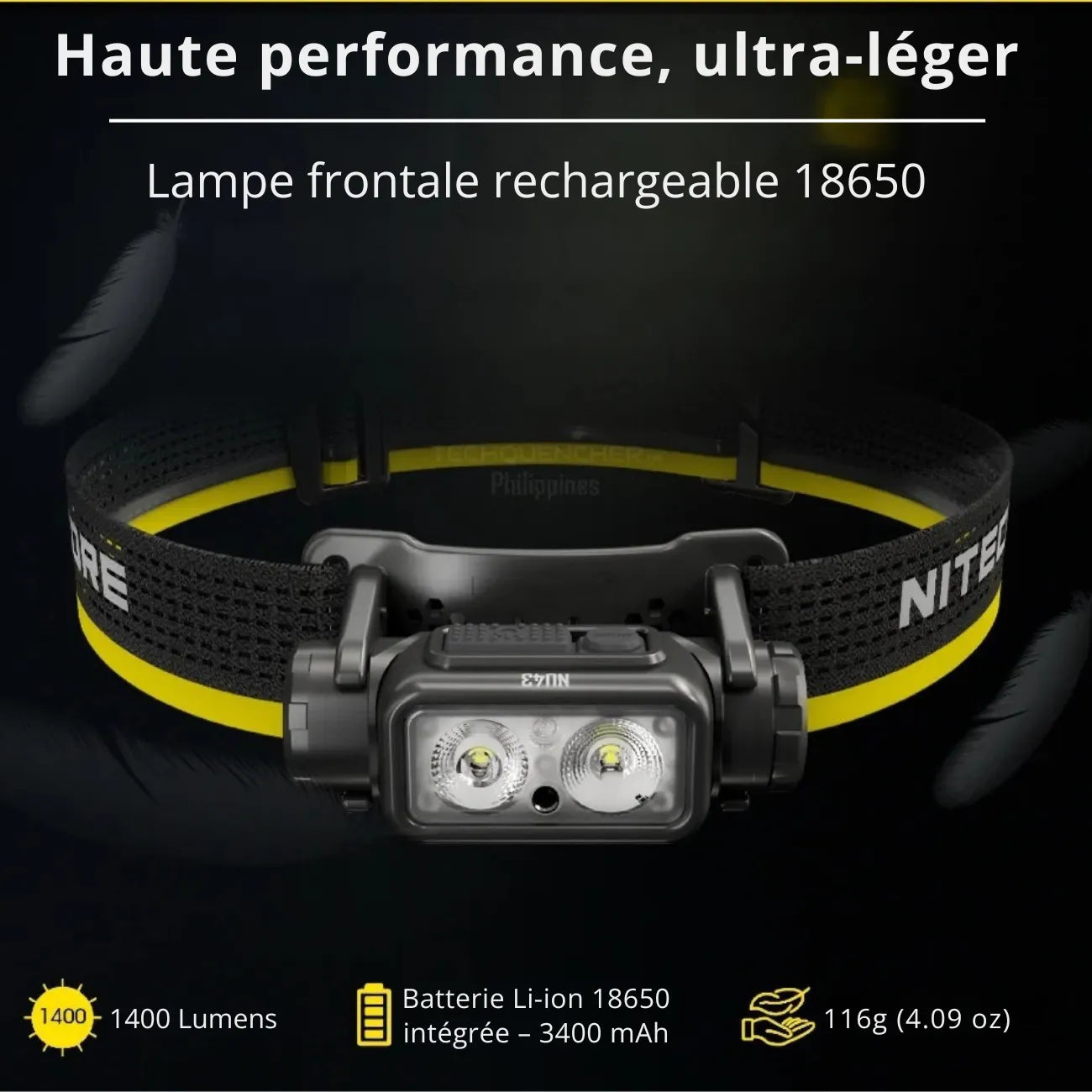 Rechargeable LED Headlamp | TrekWard