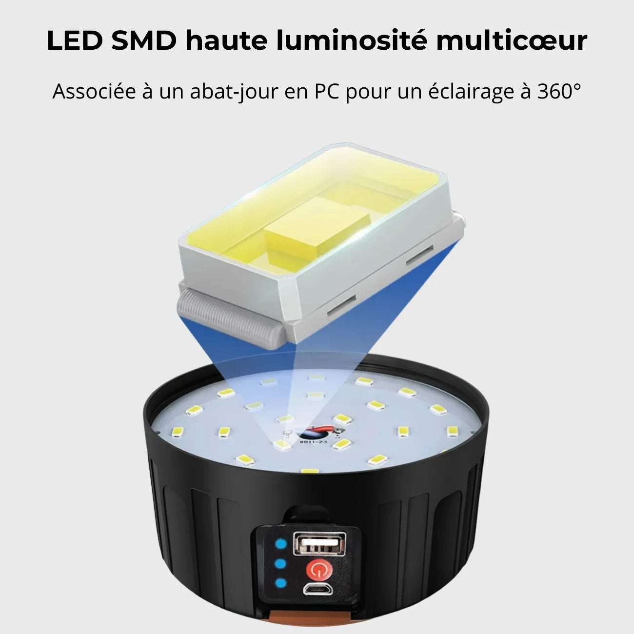 Solar USB Camping Lantern | TrekWard