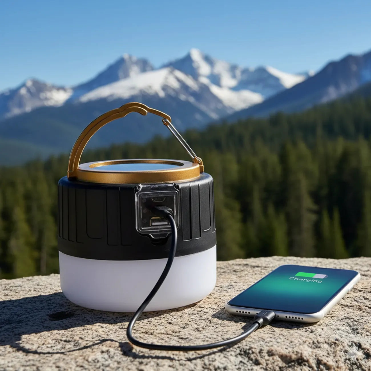 Solar USB Camping Lantern | TrekWard