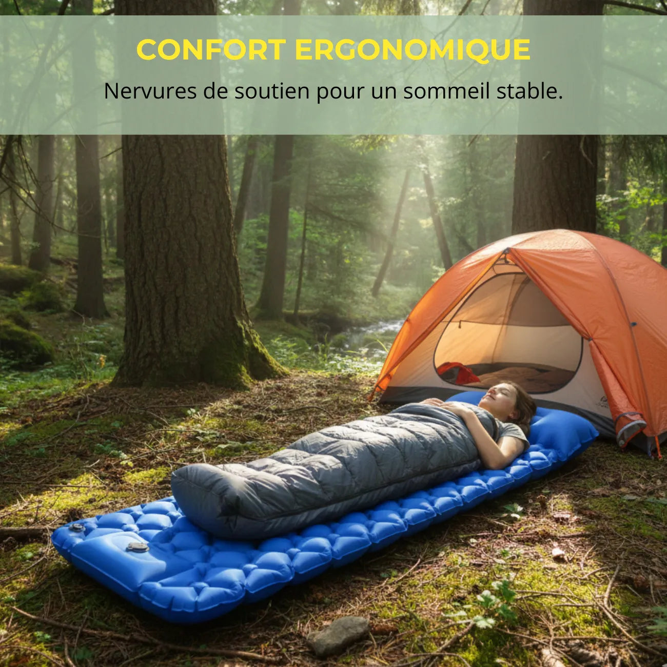 Comfortable Inflatable Camping Mat | TrekWard