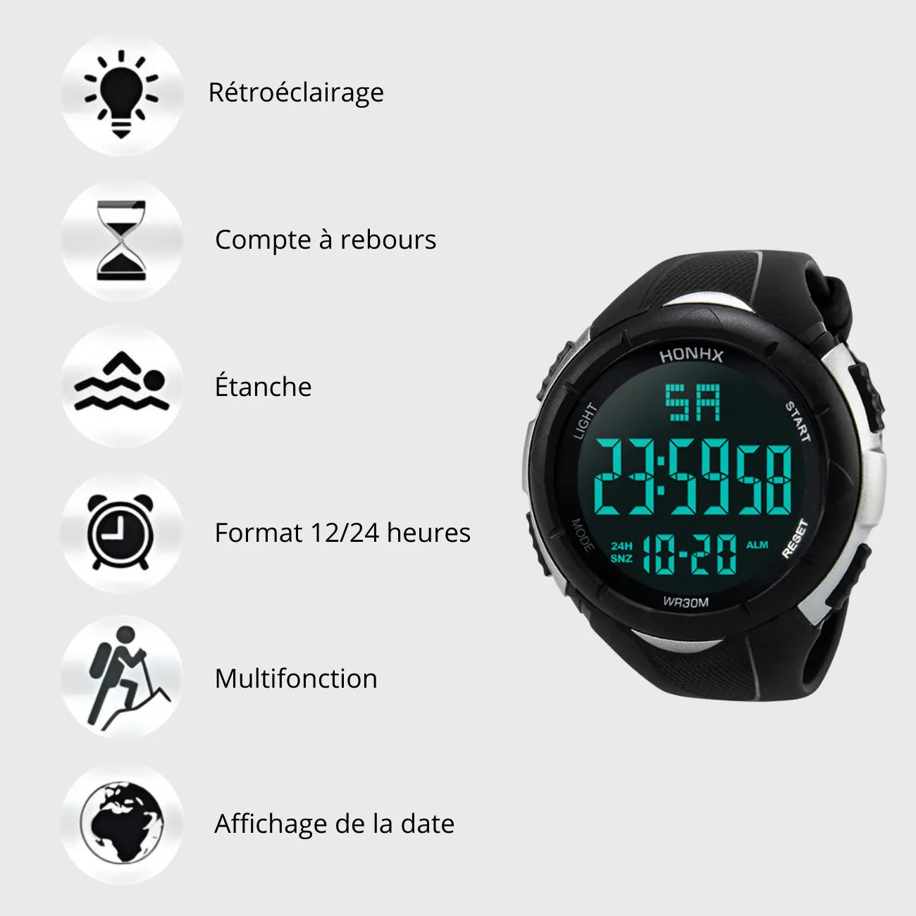 Digital Outdoor Watch Mountain Sport | TrekWard