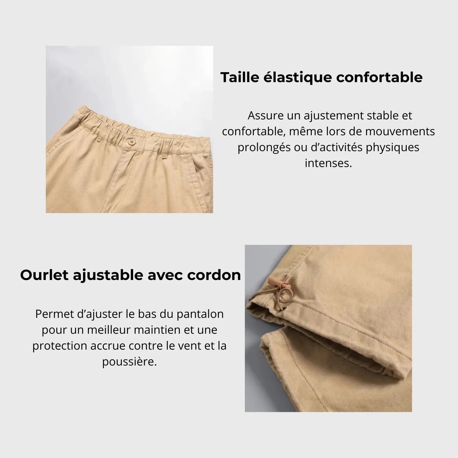 Men's Cargo Pants in Cotton | TrekWard