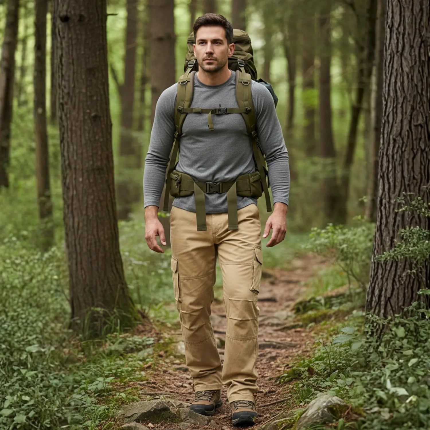 Men's Cargo Pants in Cotton | TrekWard