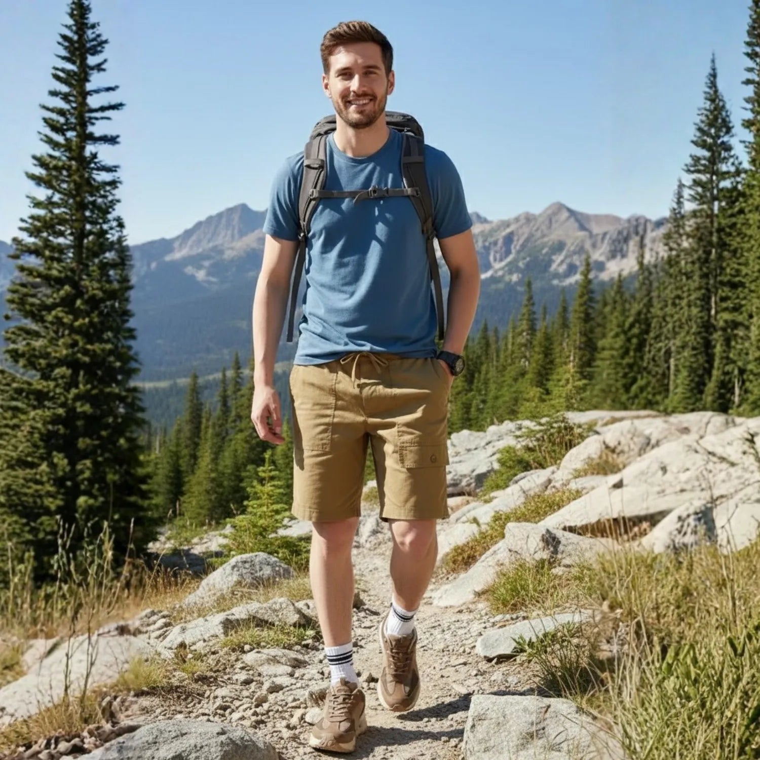 Men's Hiking Short Cotton | TrekWard