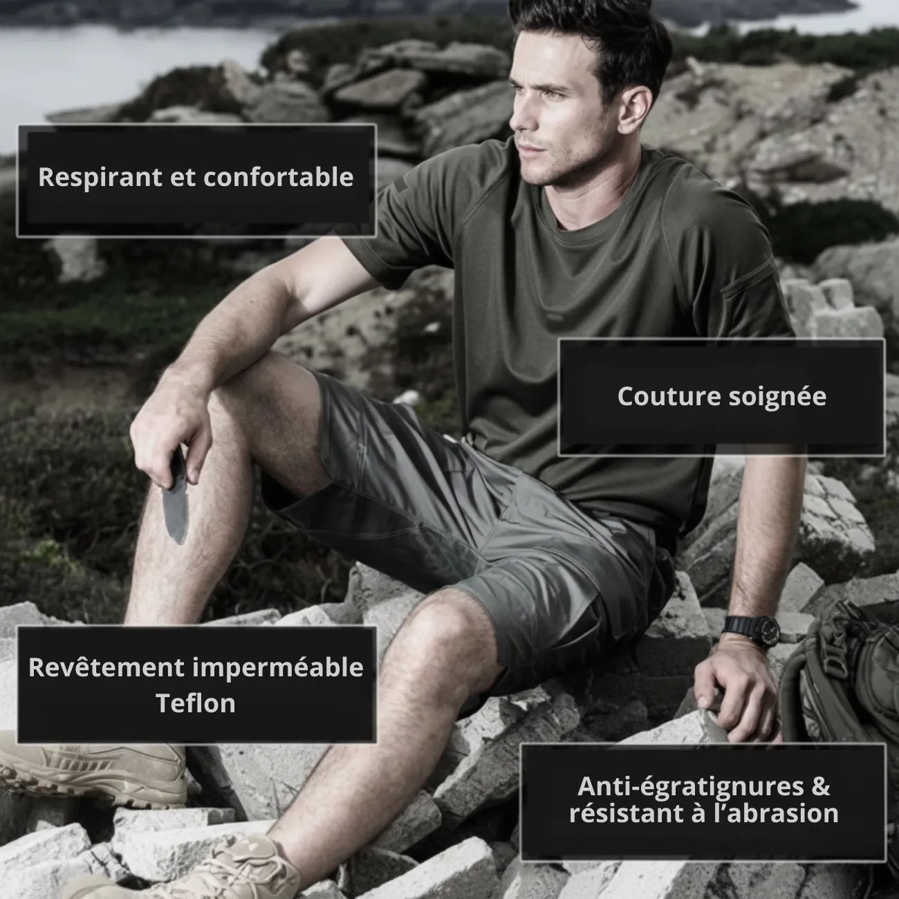 Cargo Trekking Short for Men's | TrekWard