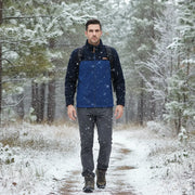 Men's Fleece Jacket Patchwork