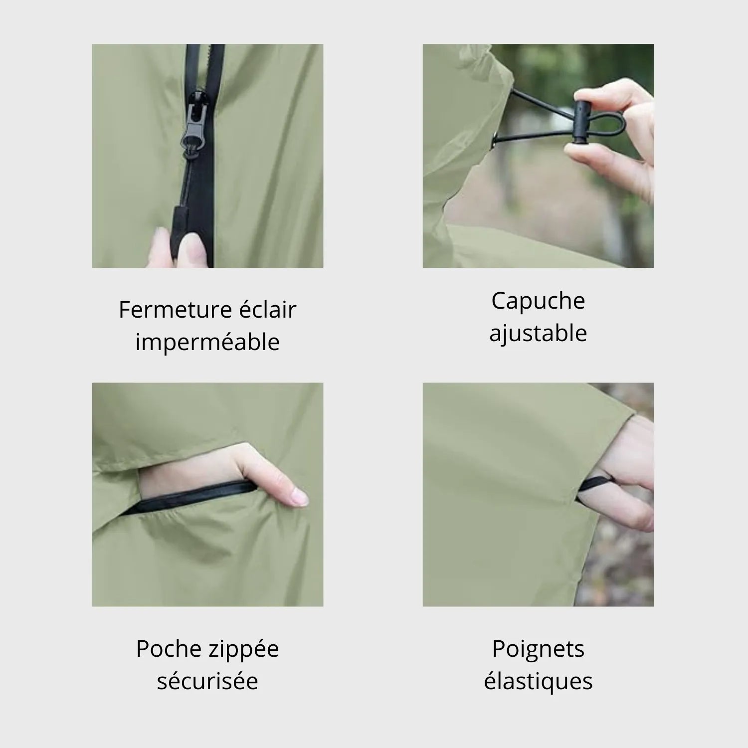 Folding Rain Jacket for Women's | TrekWard