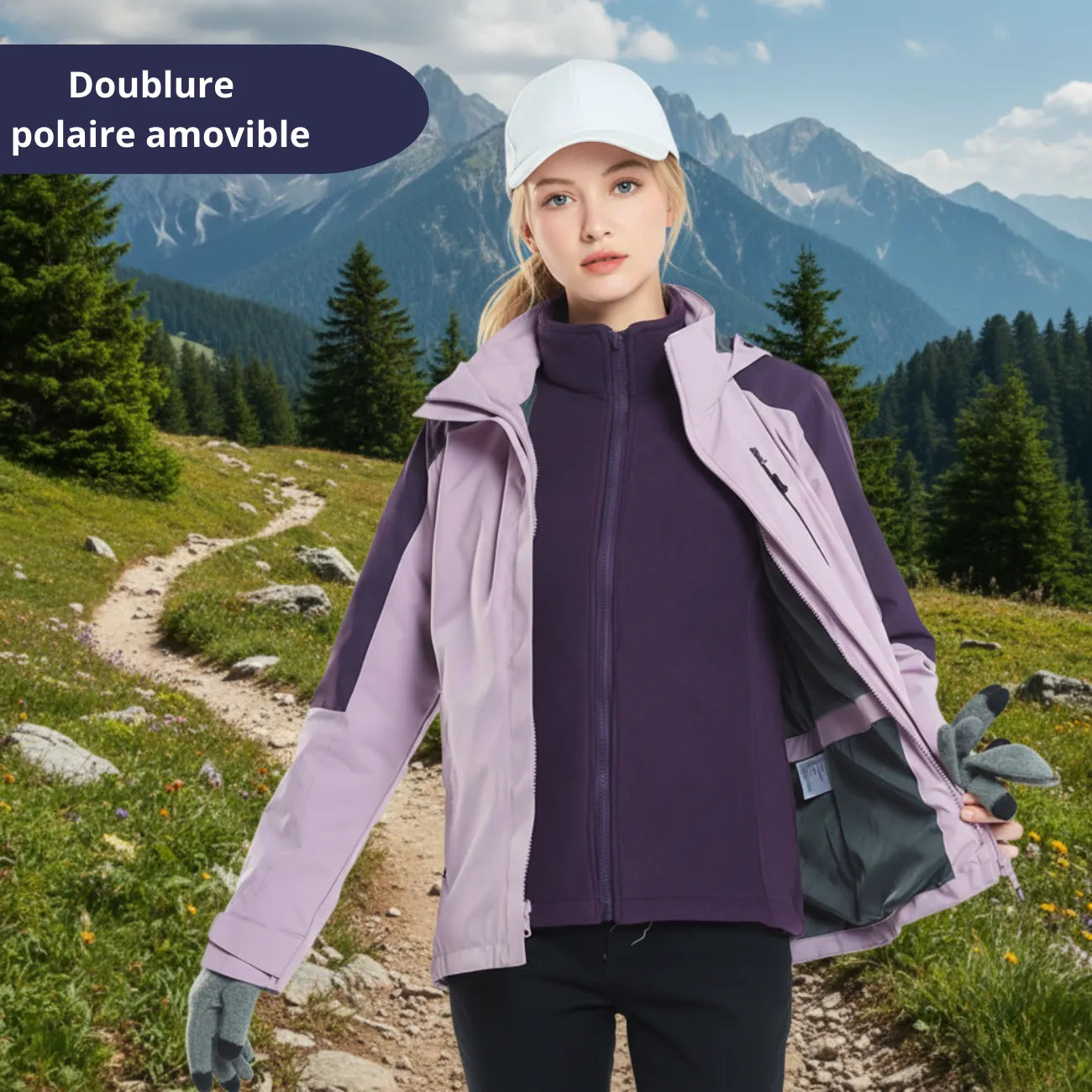 Women's Outdoor Jacket Waterproof | TrekWard