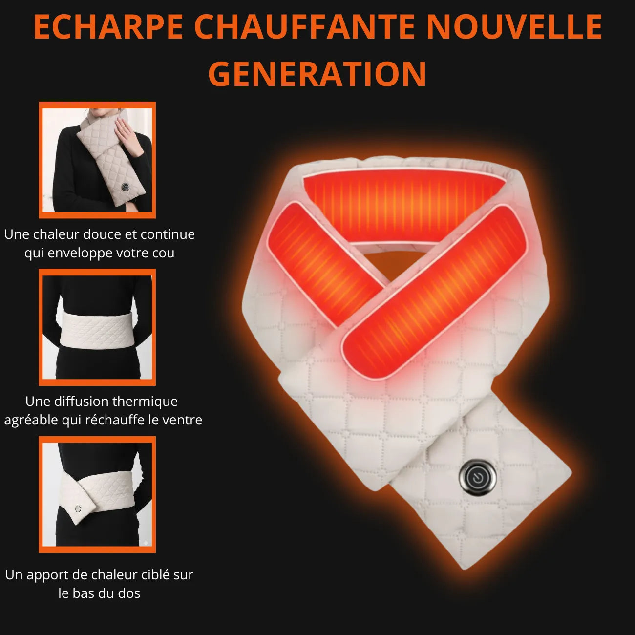 Heated Scarf for Nacken & Hals | TrekWard