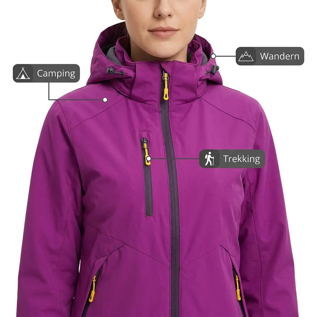 Women's Hiking Jacket Waterproof | TrekWard