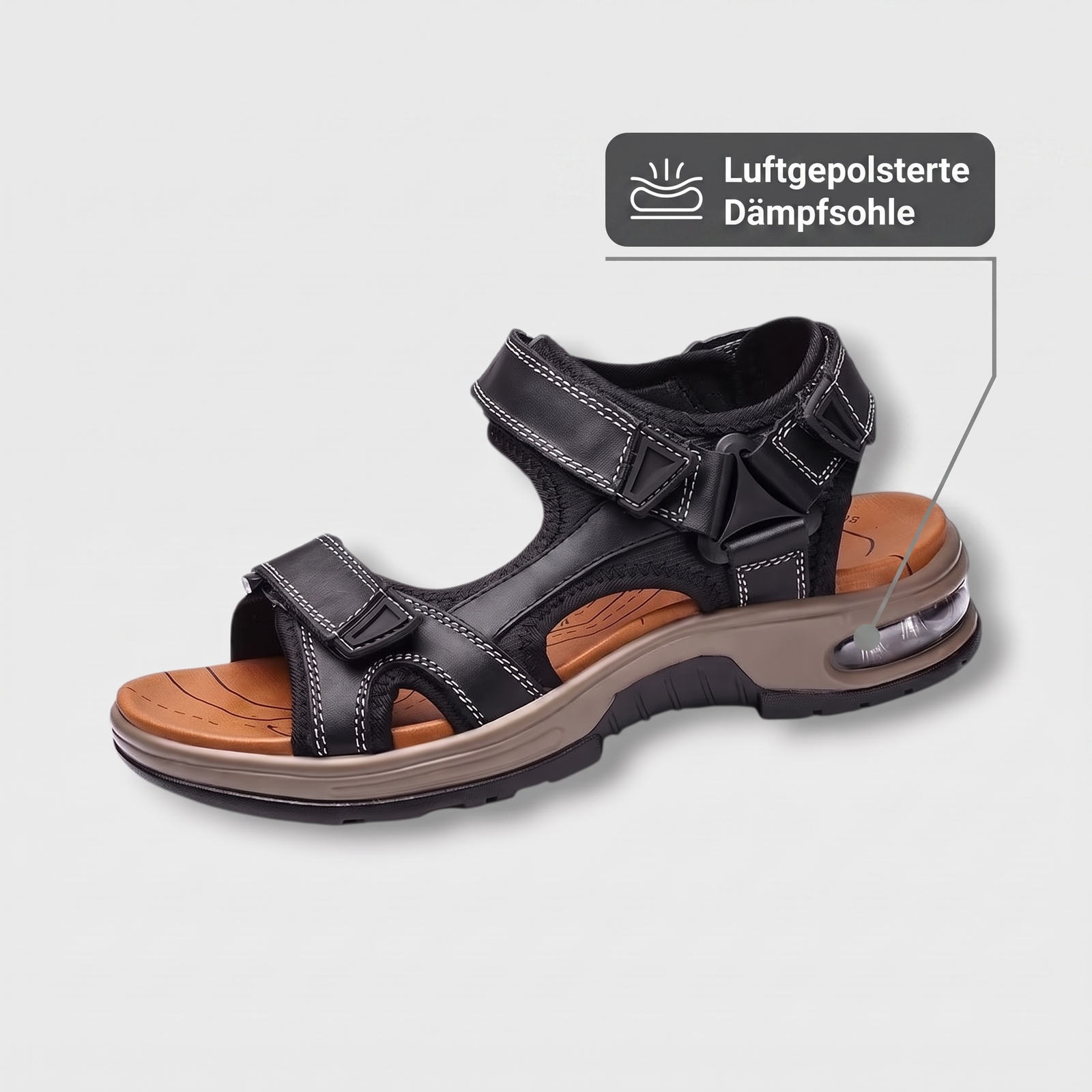 Men's Leather Hiking Sandals | TrekWard