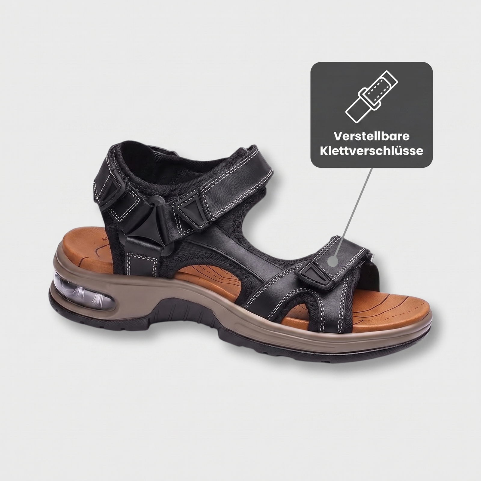 Men's Leather Hiking Sandals | TrekWard
