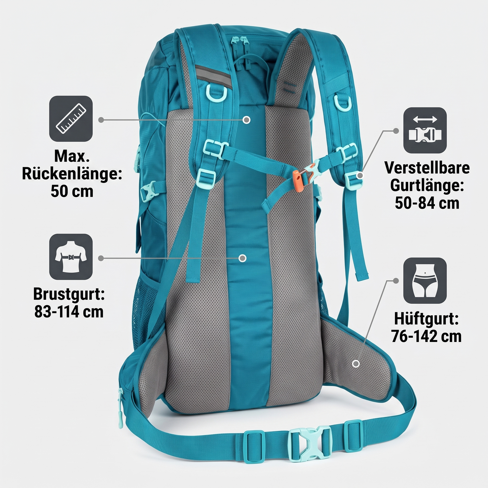 Trekking Backpack 50L Outdoor | TrekWard