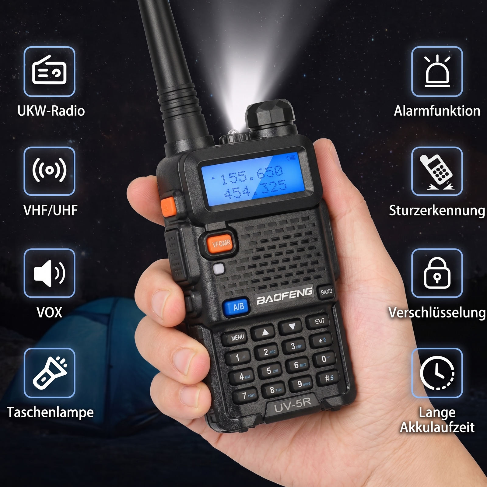 Two Way Radio Dualband 8W Outdoor | TrekWard