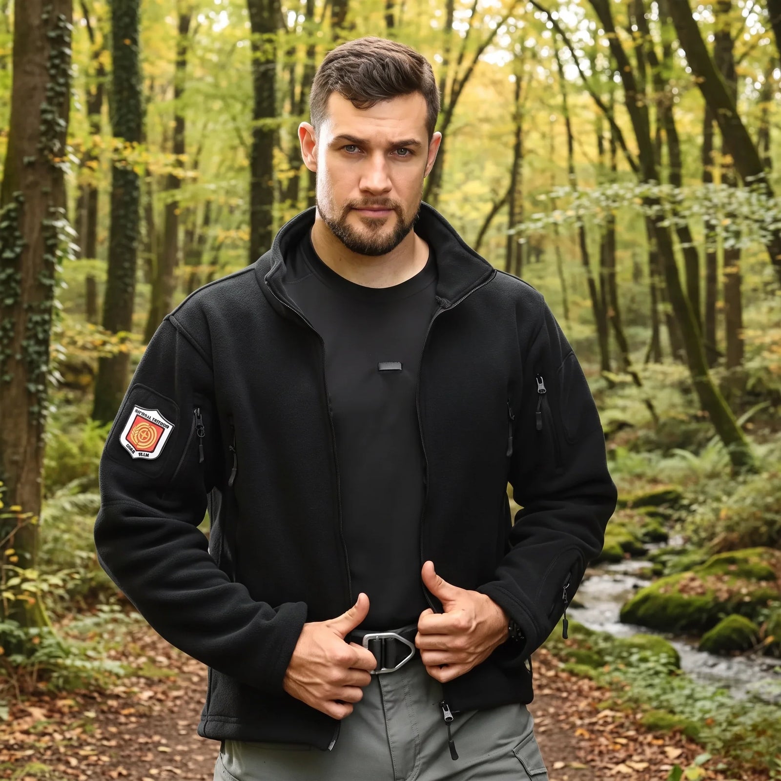 Men's Fleece Jacket with Zipper | TrekWard