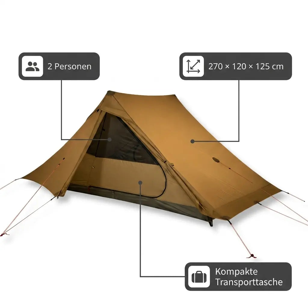 Ultralight Trekking Tent 2P | TrekWard