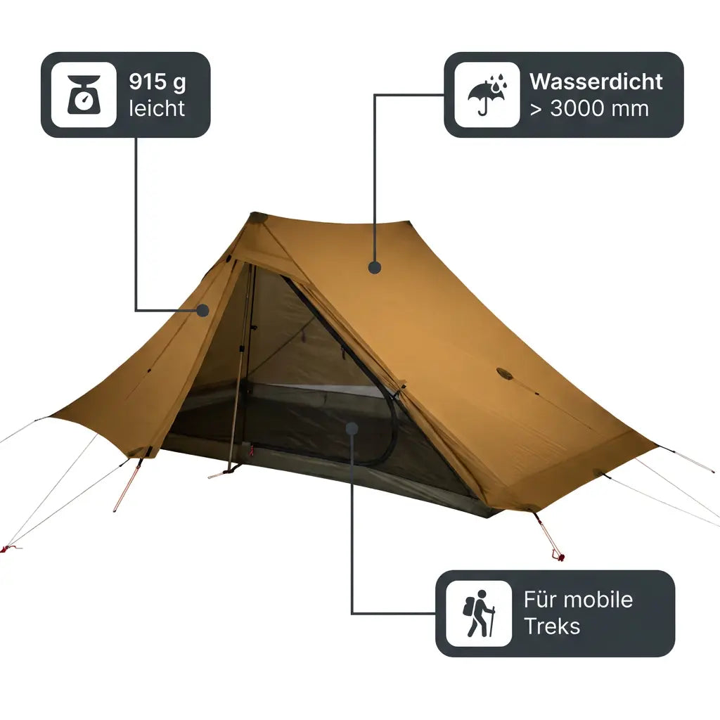 Ultralight Trekking Tent 2P | TrekWard