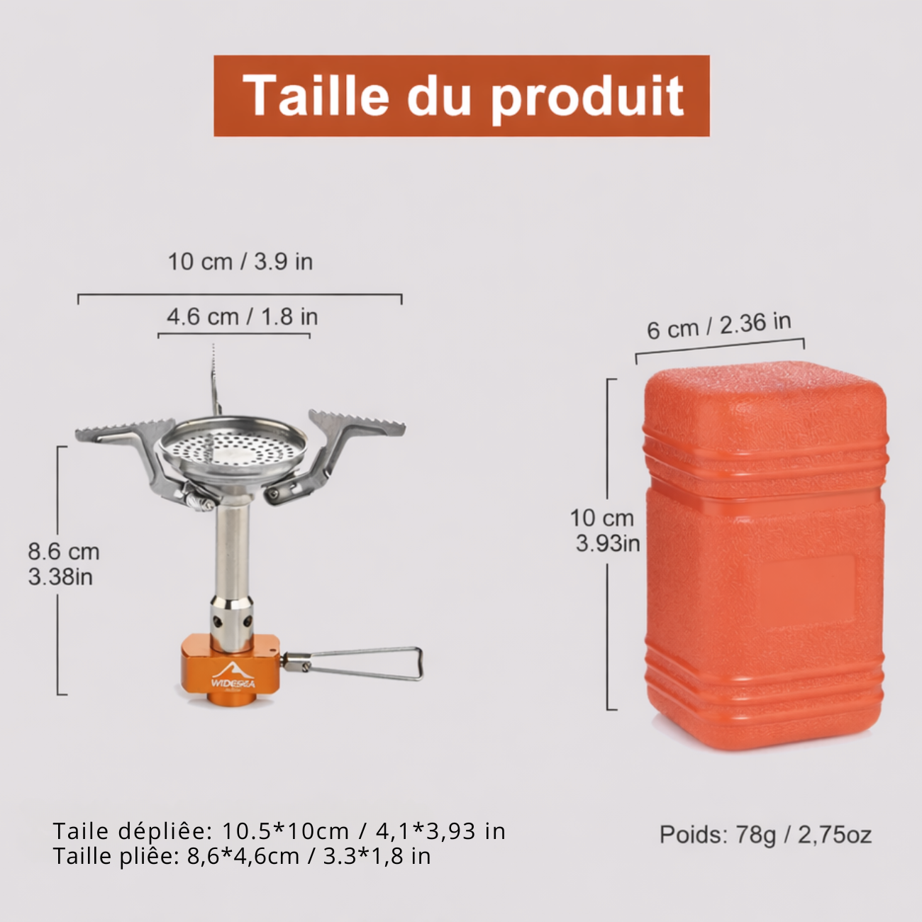 Folding Camping Stove | TrekWard