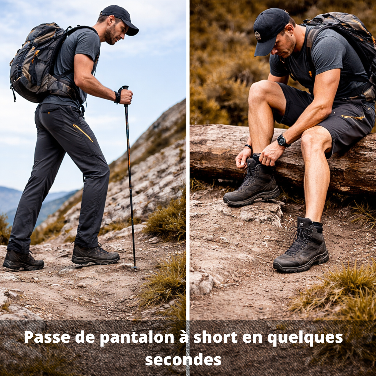 2 in 1 Trekking Pants | TrekWard