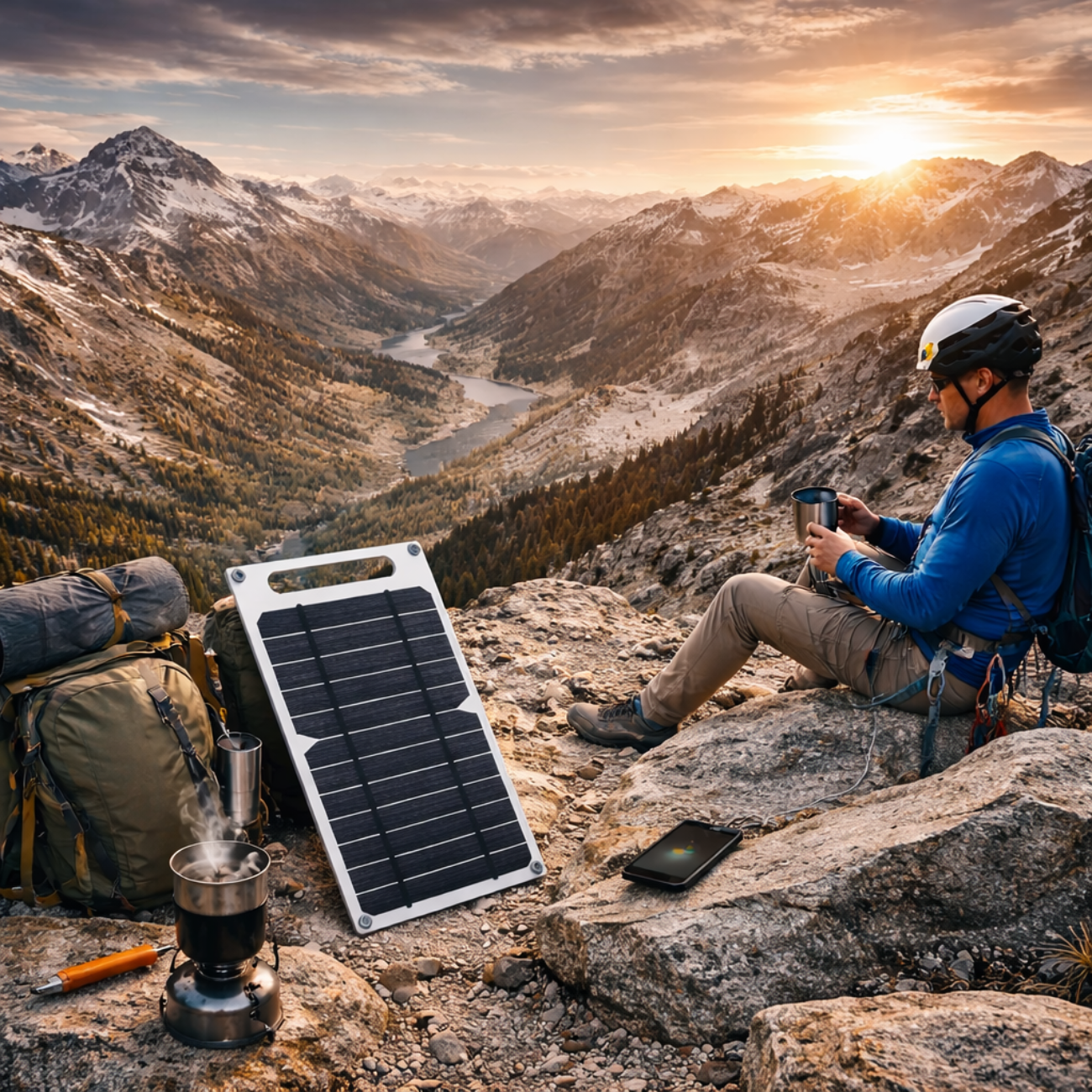 Solar Panel USB Camping | TrekWard