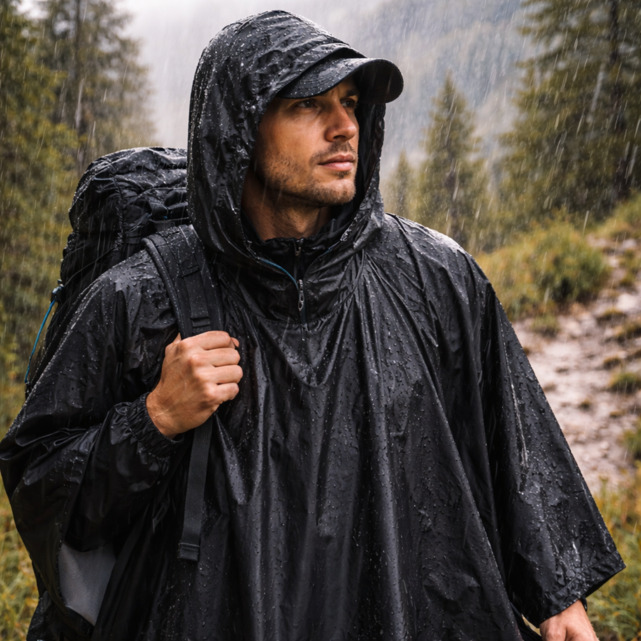 Rain Poncho 3 in 1 | TrekWard