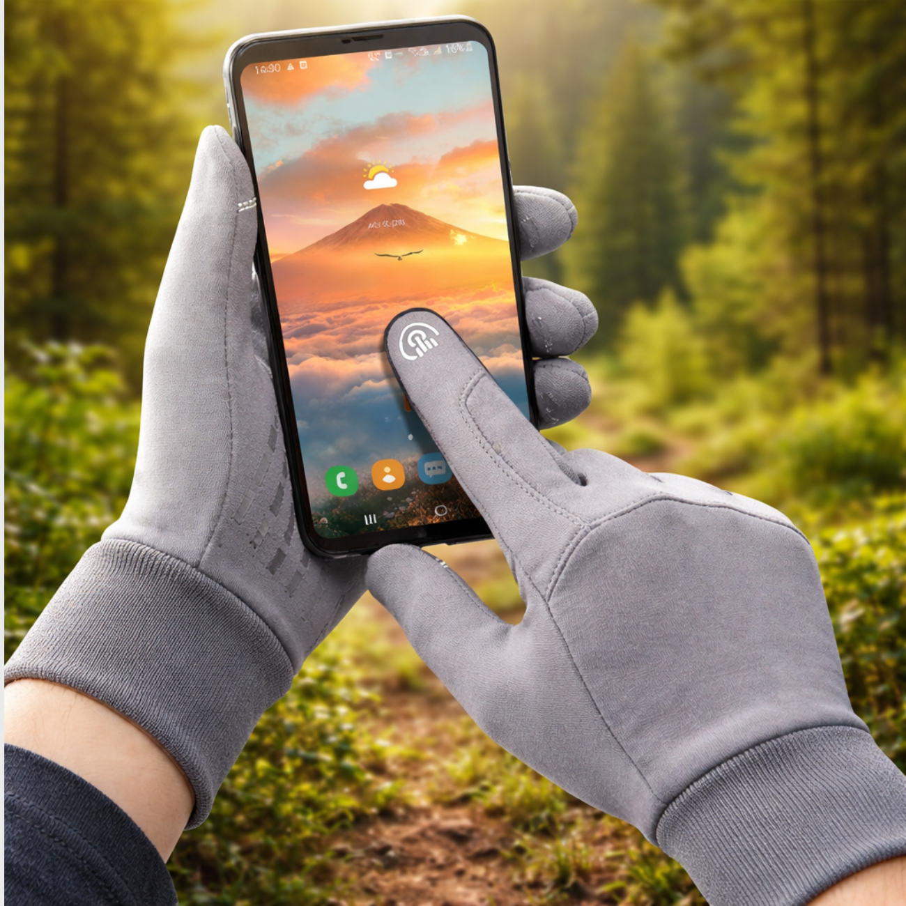 Touchscreen Hiking Gloves | TrekWard