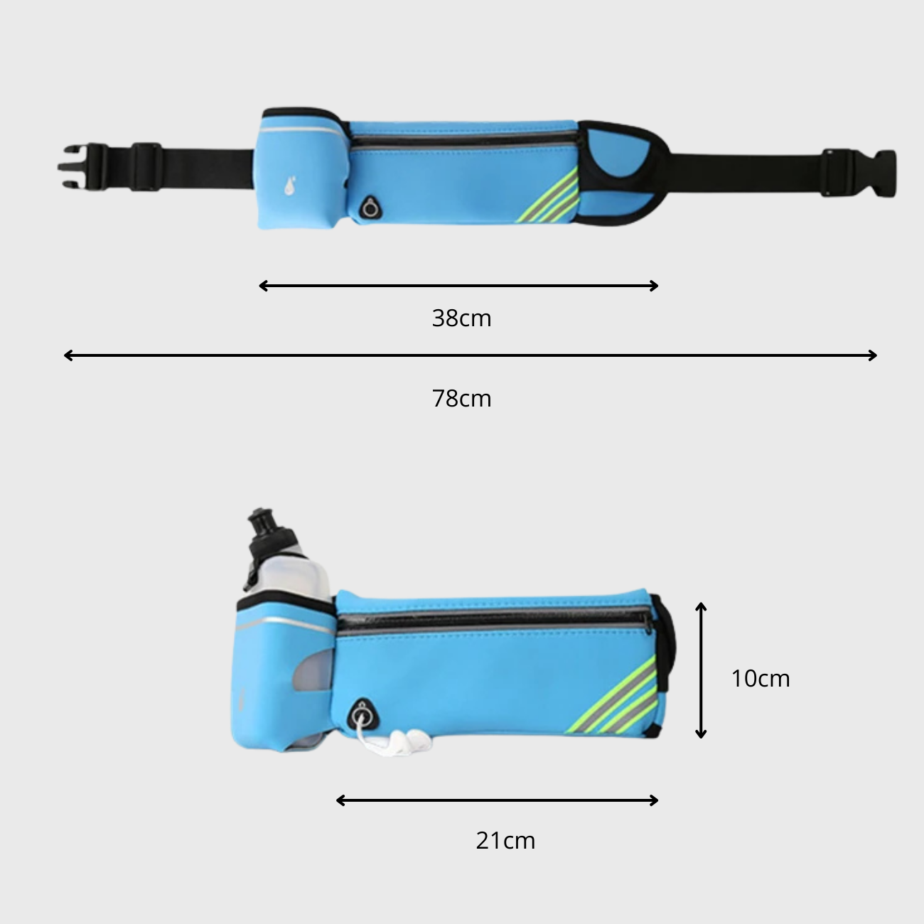Hydration Belt for Running Unisex | TrekWard