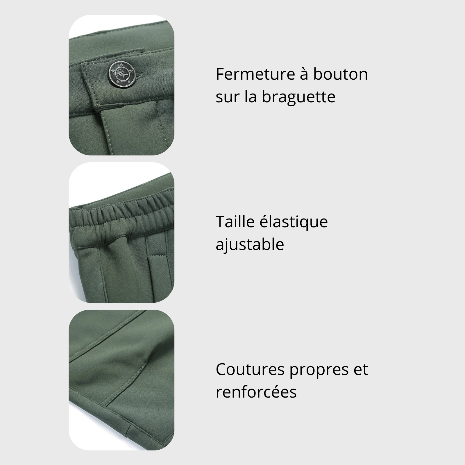 Fleece Lined Trekking Pants Men's | TrekWard