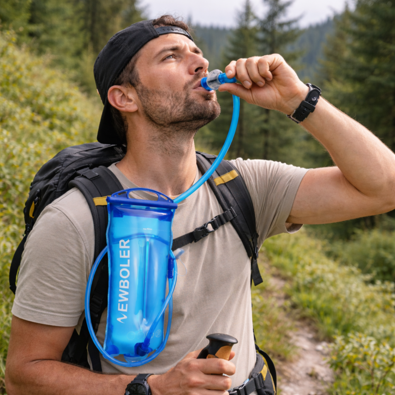 Folding Hydration Bladder with Tube | TrekWard