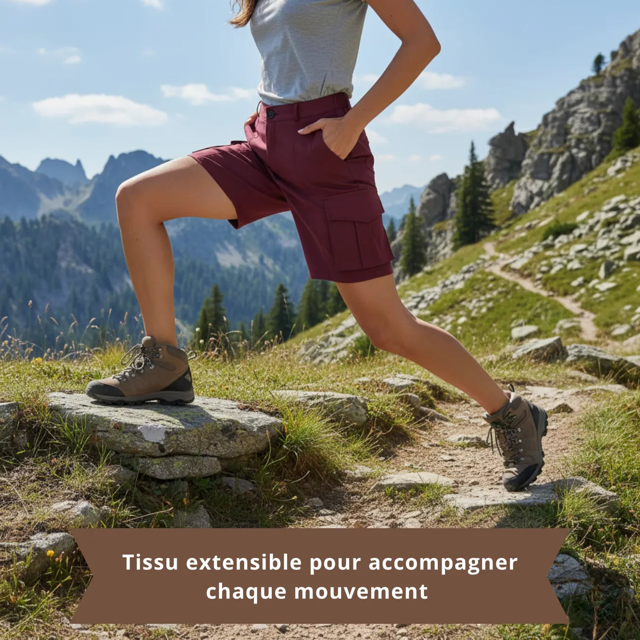 Women's Cargo Hiking Short Stretch | TrekWard