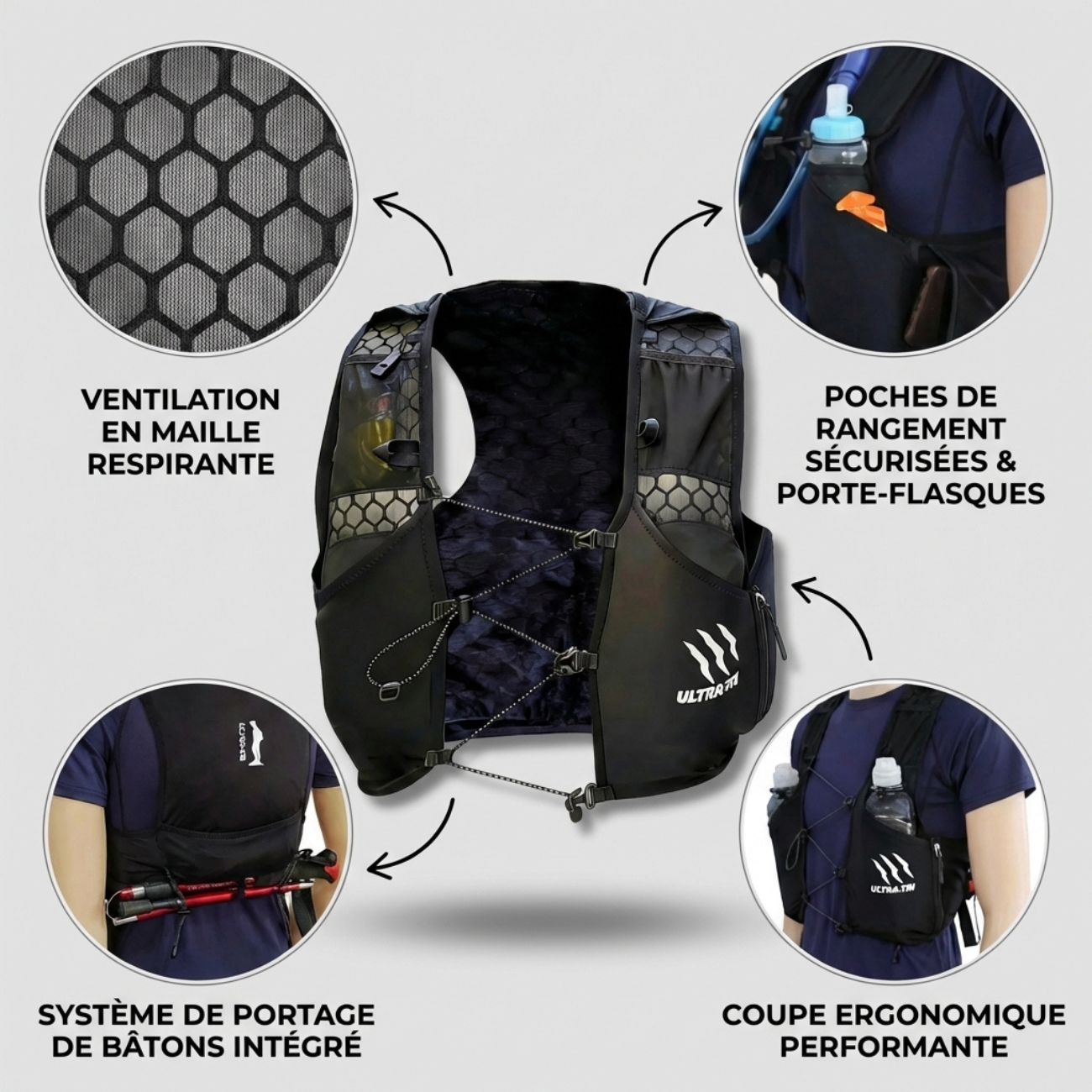 Ultralight Trail Hydration Vest | TrekWard