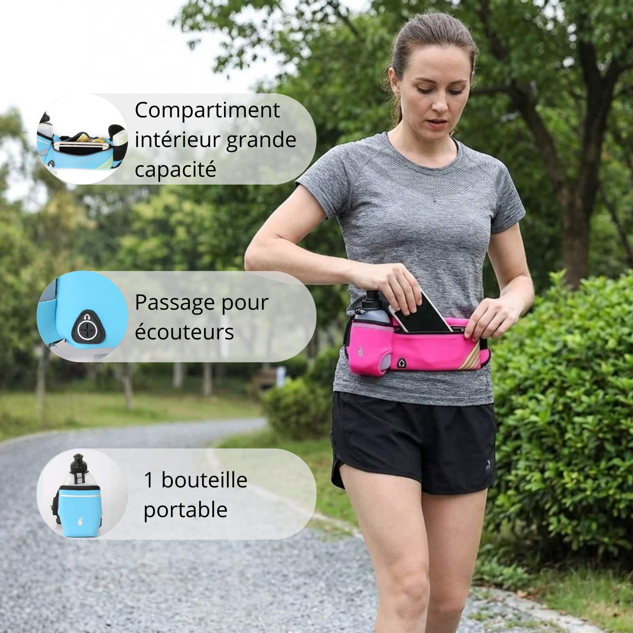 Hydration Belt for Running Unisex | TrekWard
