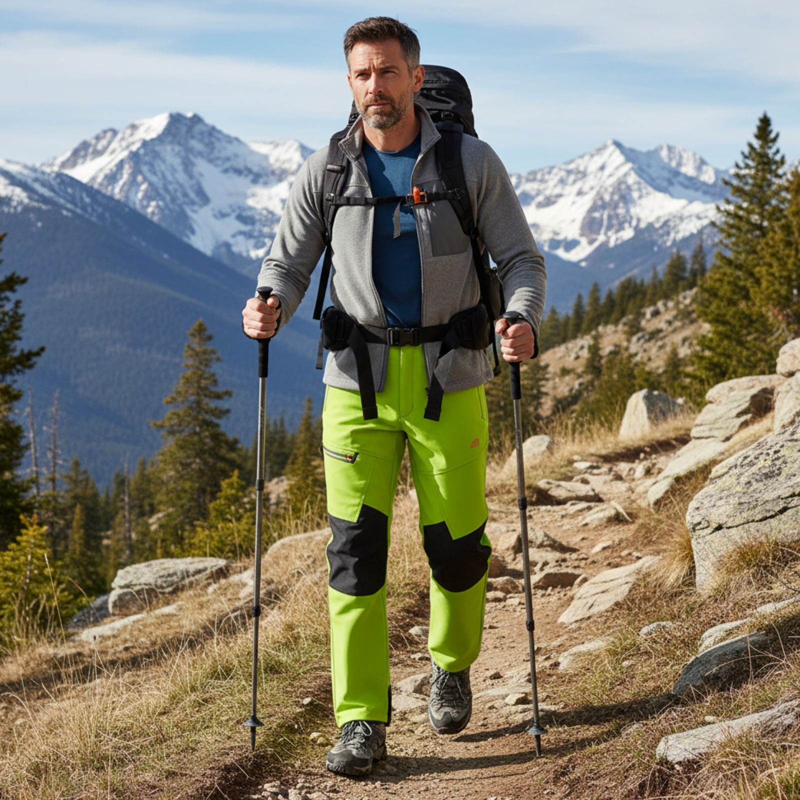 Thermal Hiking Pants Fleece Lined | TrekWard