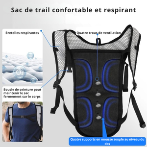 Trail Backpack with 2L Hydration Blase | TrekWard