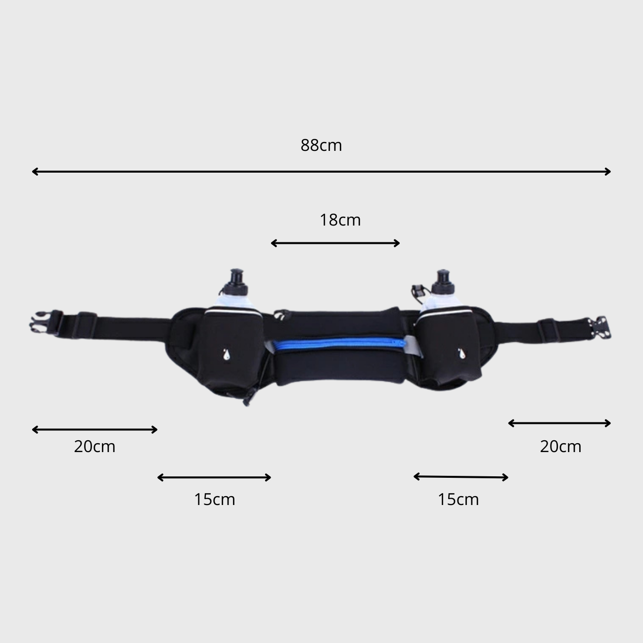 Running Belt with Bottle Holder | TrekWard