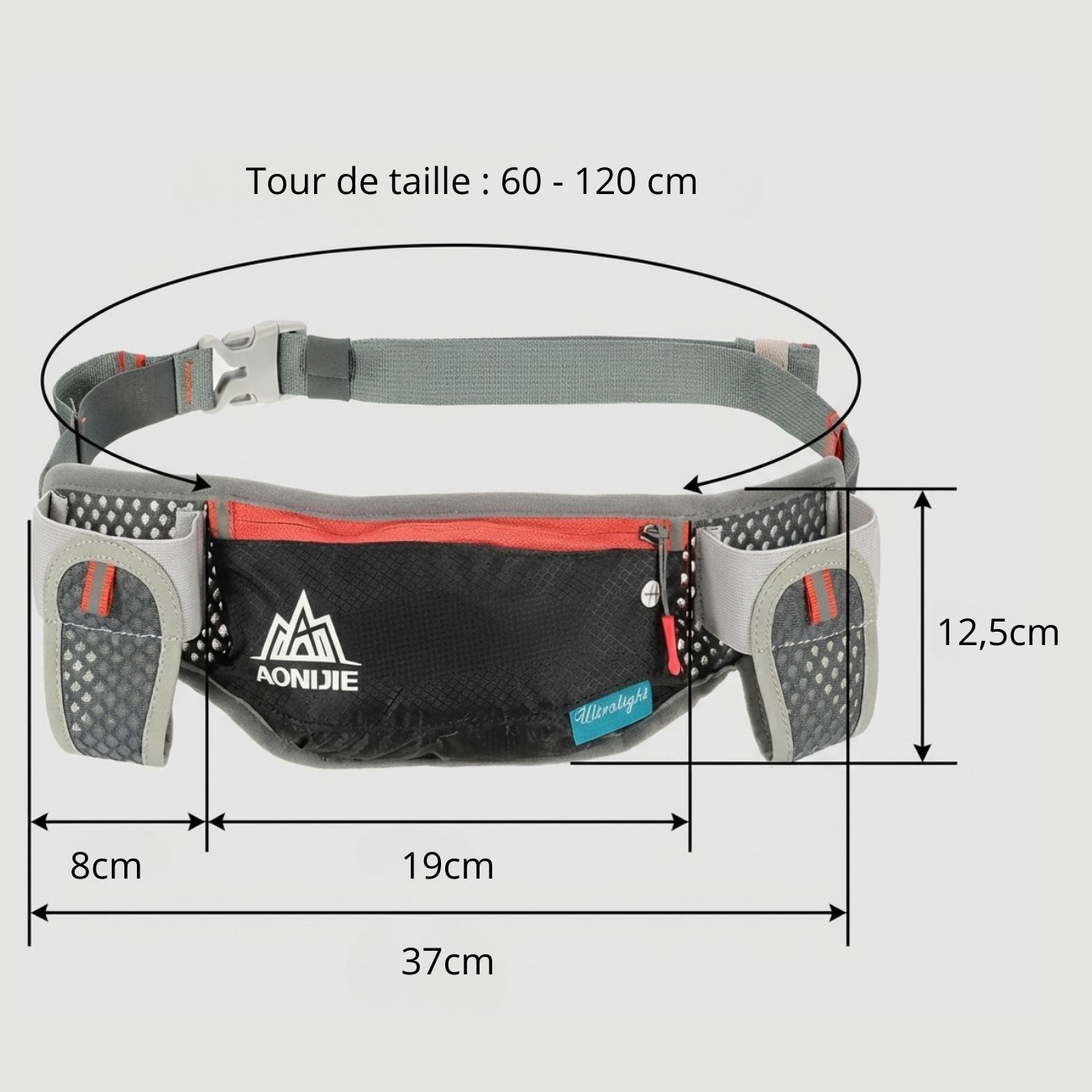 Running Belt with Bottle Pockets | TrekWard