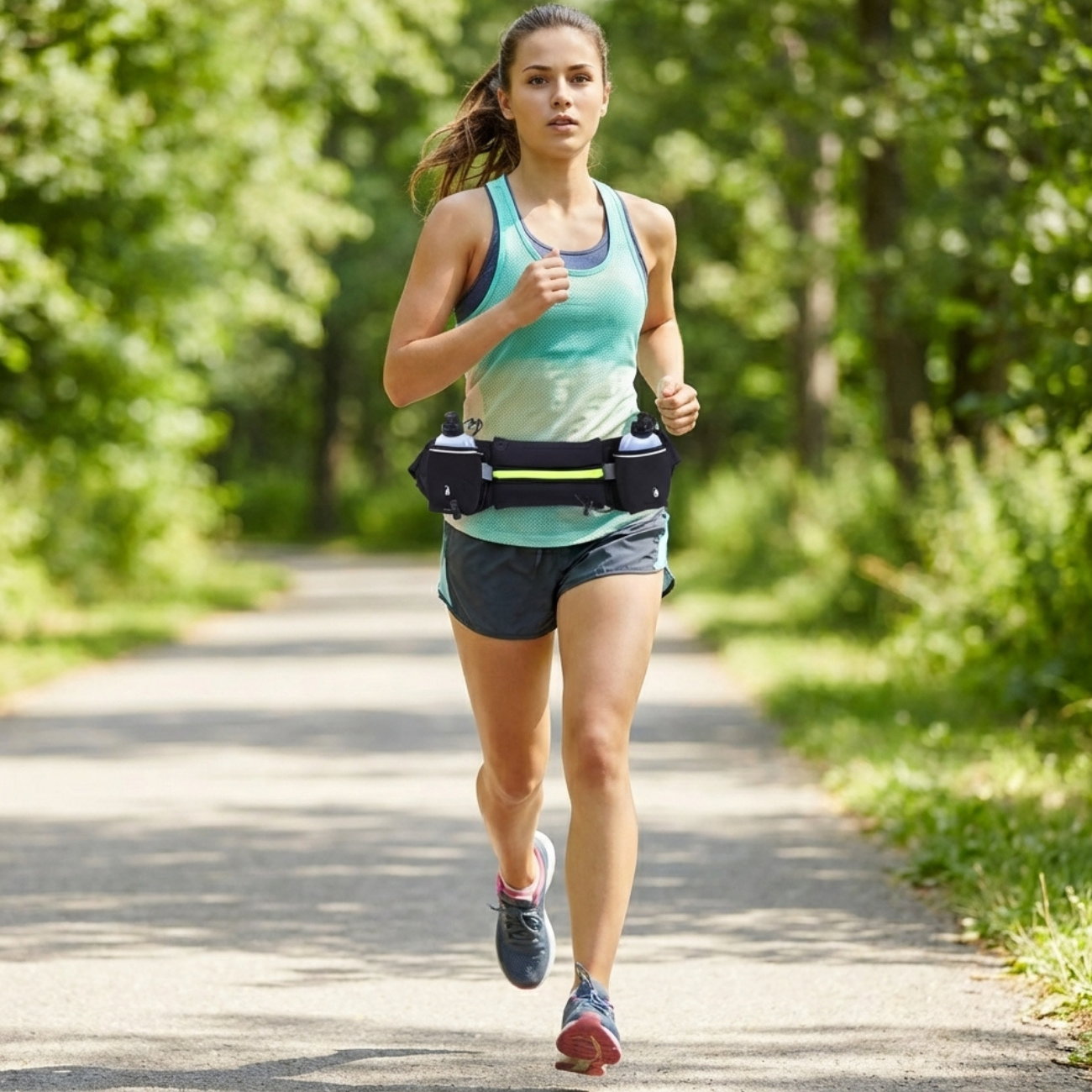 Running Belt with Bottle Holder | TrekWard